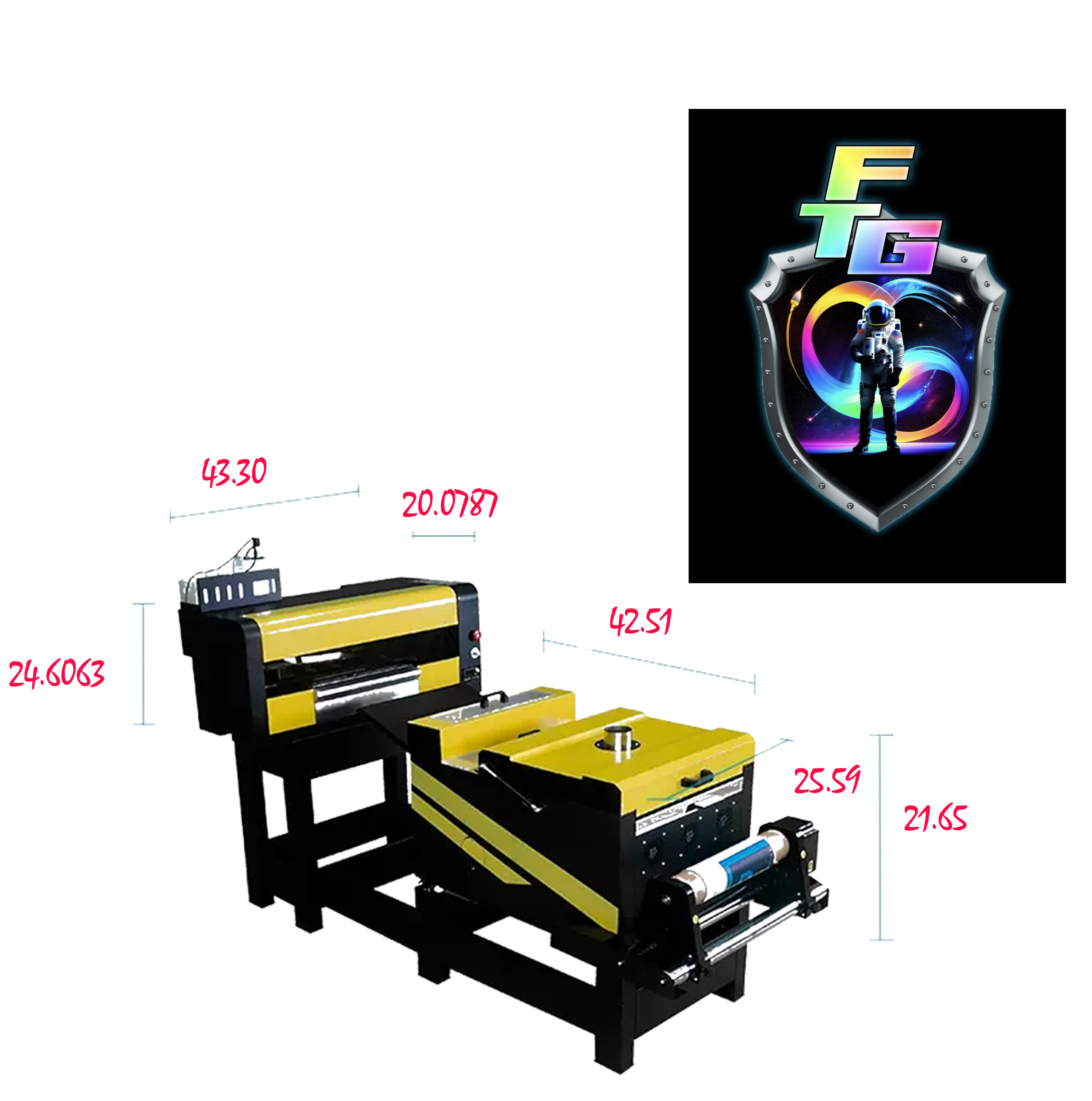 A2 16"Dual Printing Heads DTF Printer  (Contact us before purchasing to ensure stock availability!)